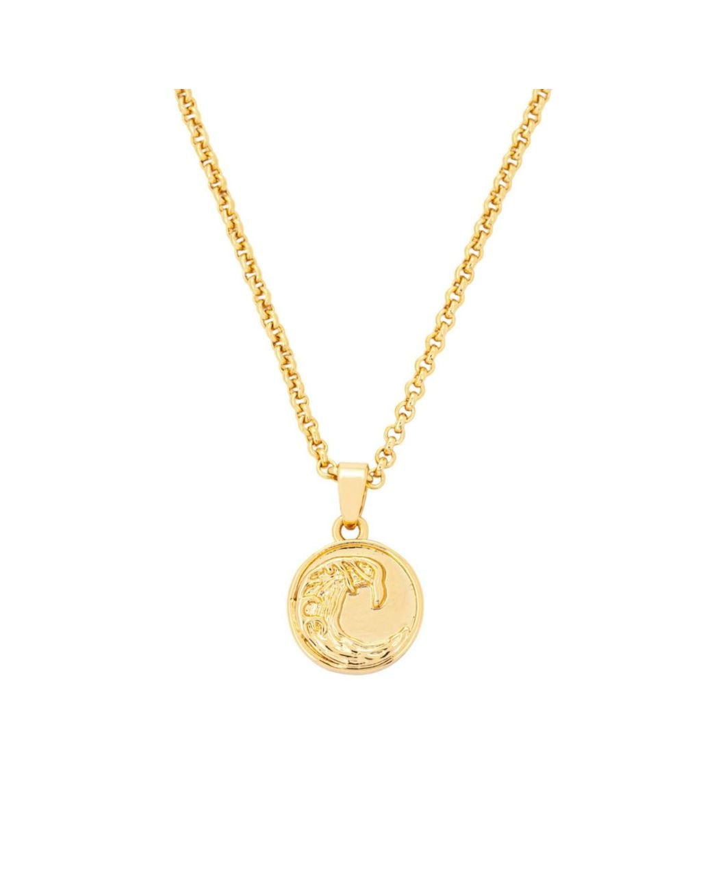 Uchi and Soto Metallic Nami Wave Pendant