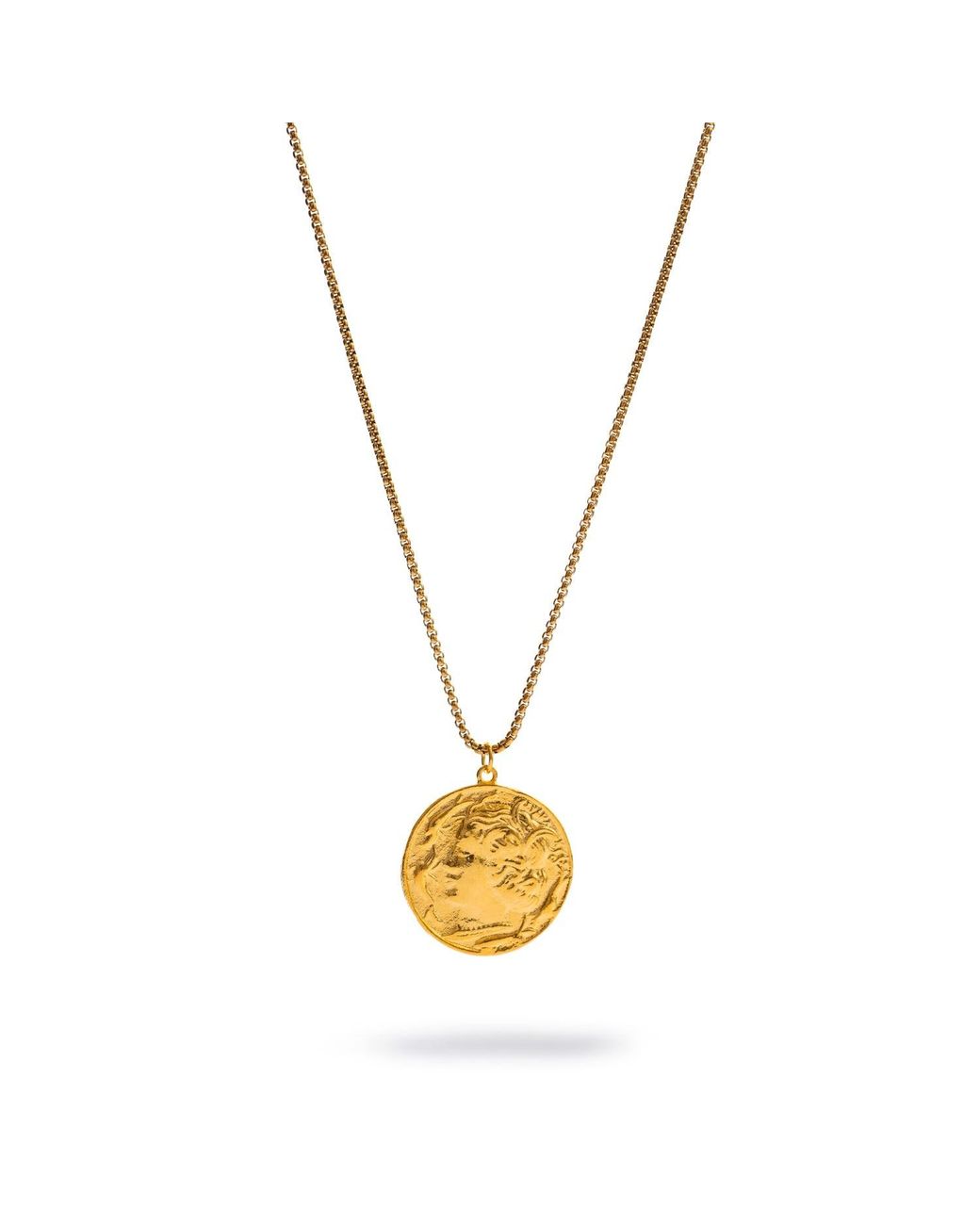 Ebru Jewelry Metallic Alexander's Victory Medallion Necklace