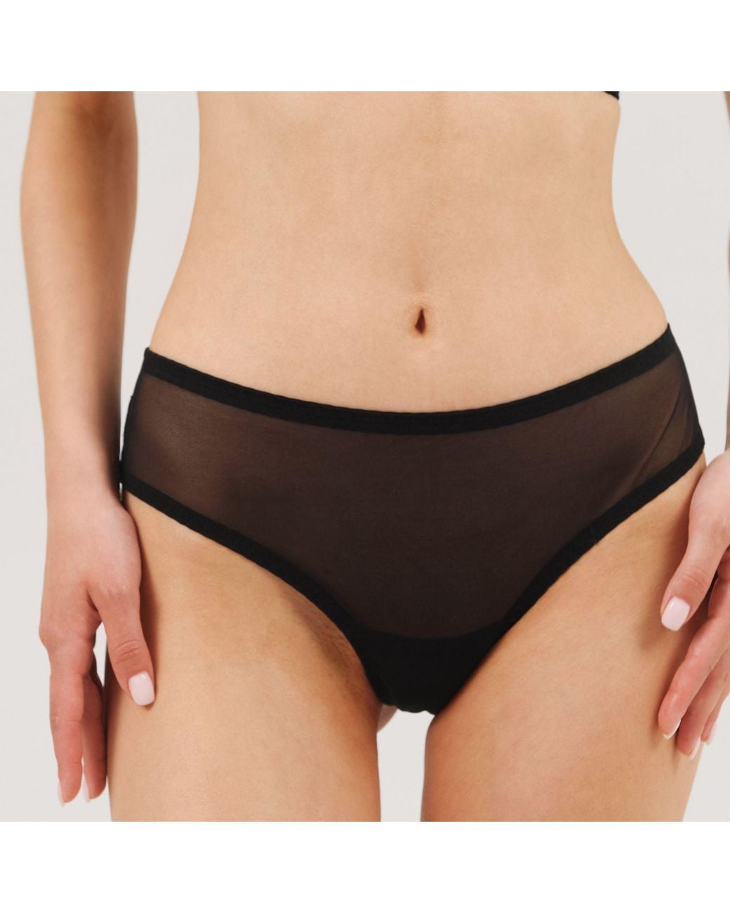 Daily Underwear Black Brazilian Panties Base