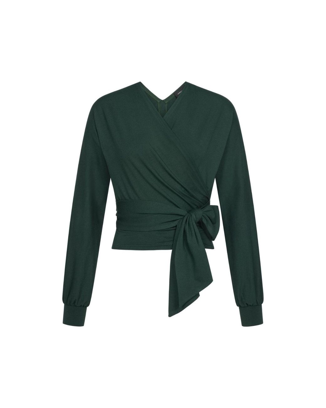 Marianna Déri Green Wrap Shirt