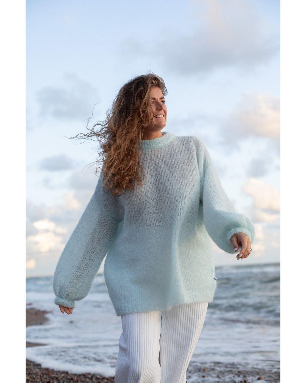 SALANIDA Blue Melody Mohair Jumper
