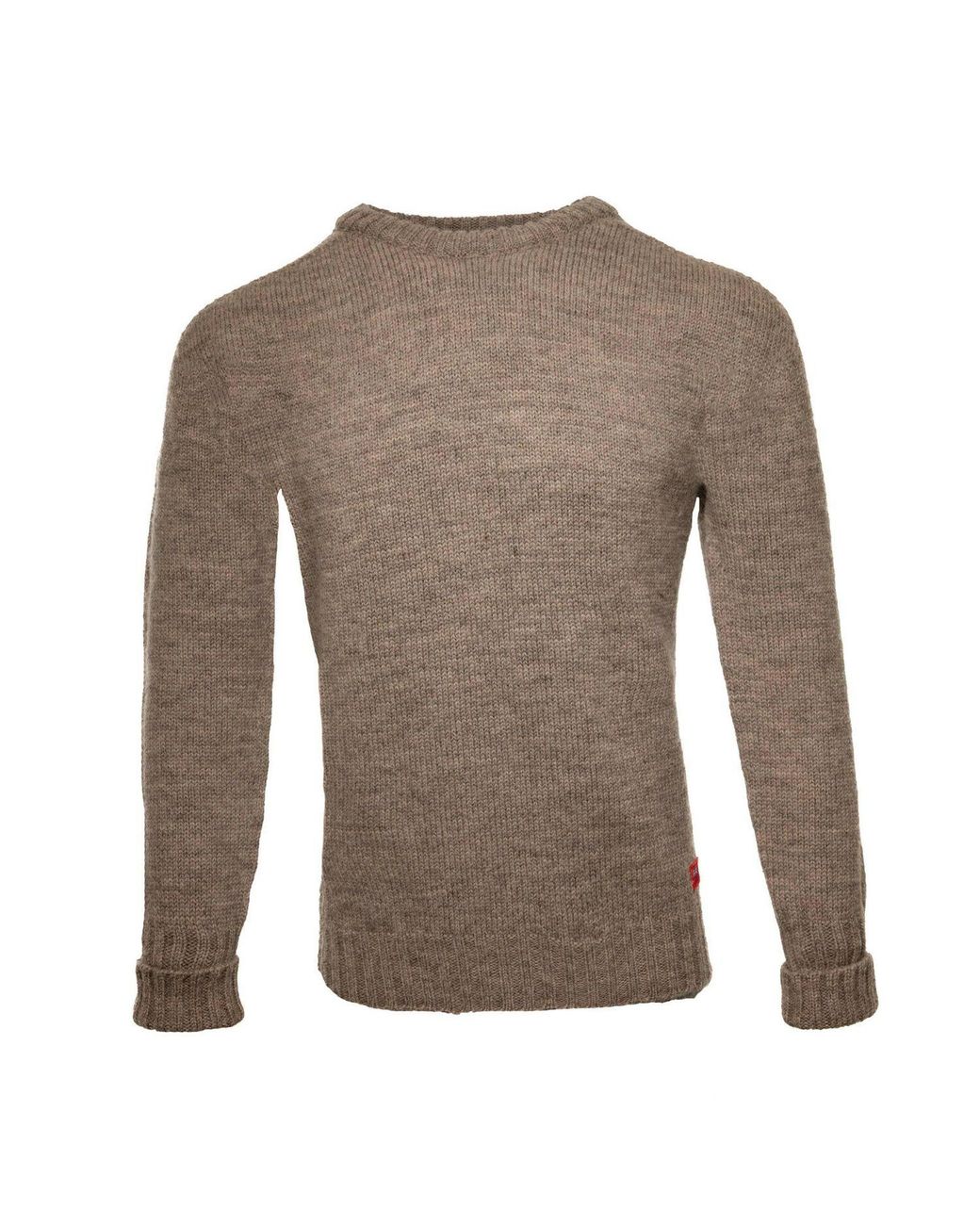 Arthur Beale Brown Neutrals Oiled Wool Pelmo Jumper for men