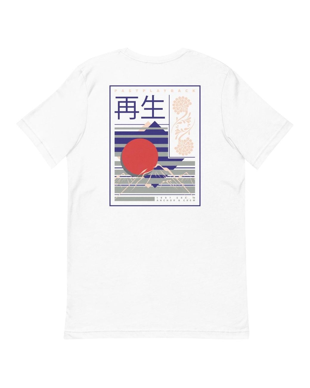 Anchor and Crew White Ten Vhs Japan Era Organic Cotton T-Shirt for men