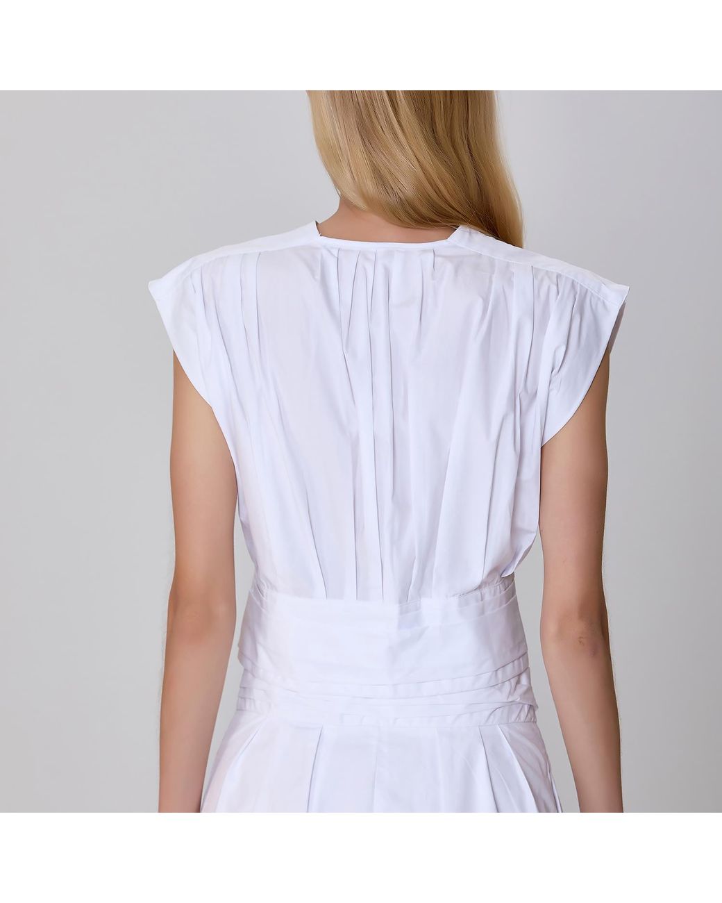 Smart and Joy White Cross-Heart Crop Top