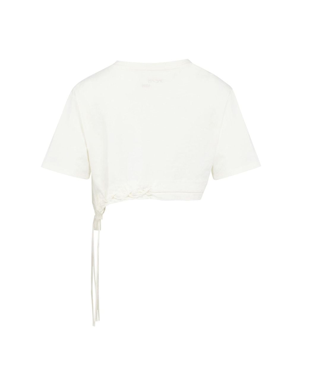 Pcfg White Free Heaven Crop String Tshirt