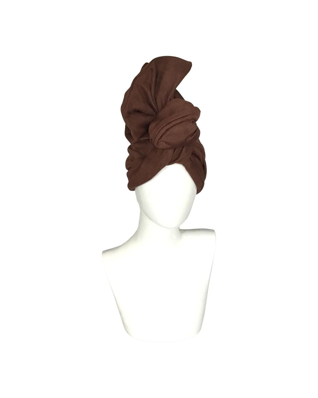 Romer Millinery Brown Twisturban Turban
