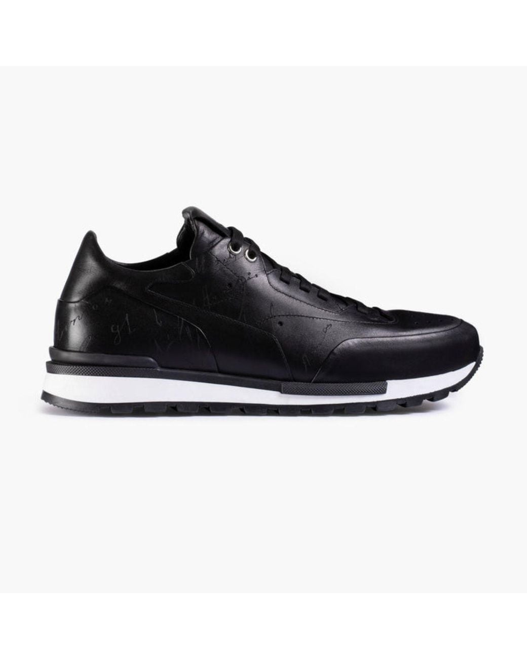 Armos Black Sneaker With Sole for men