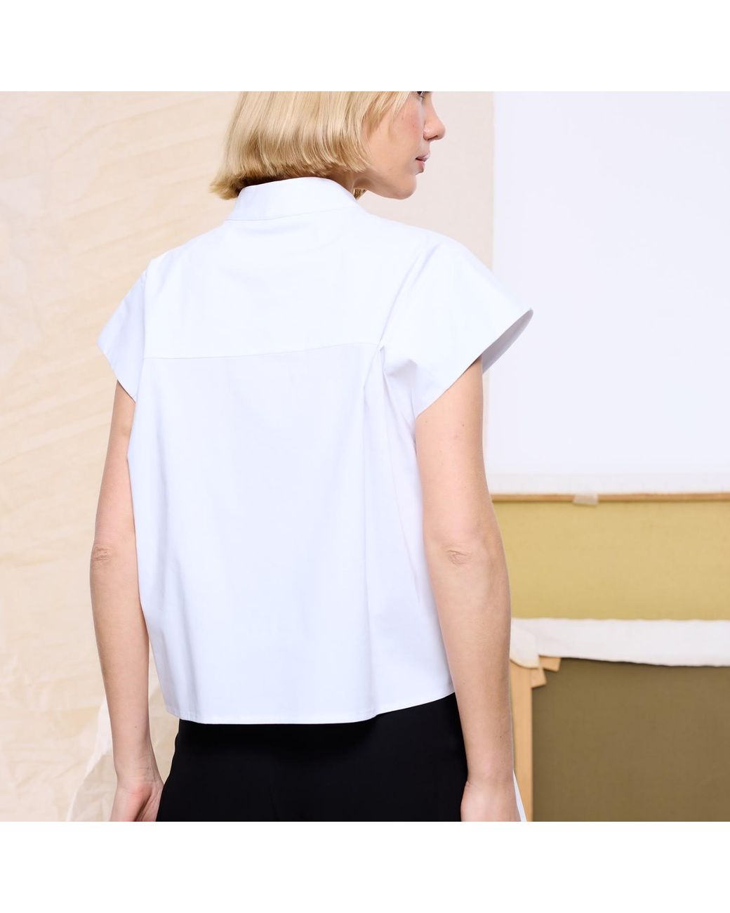 Mirimalist White Pliora Shirt