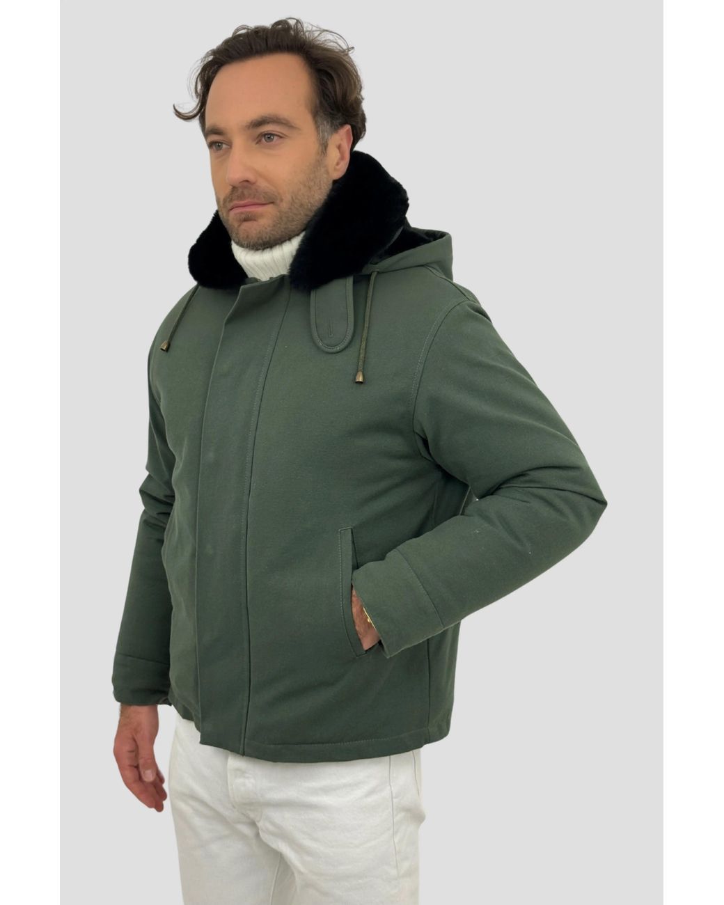 Coulange Green Parka Heritage Verte Kaki for men