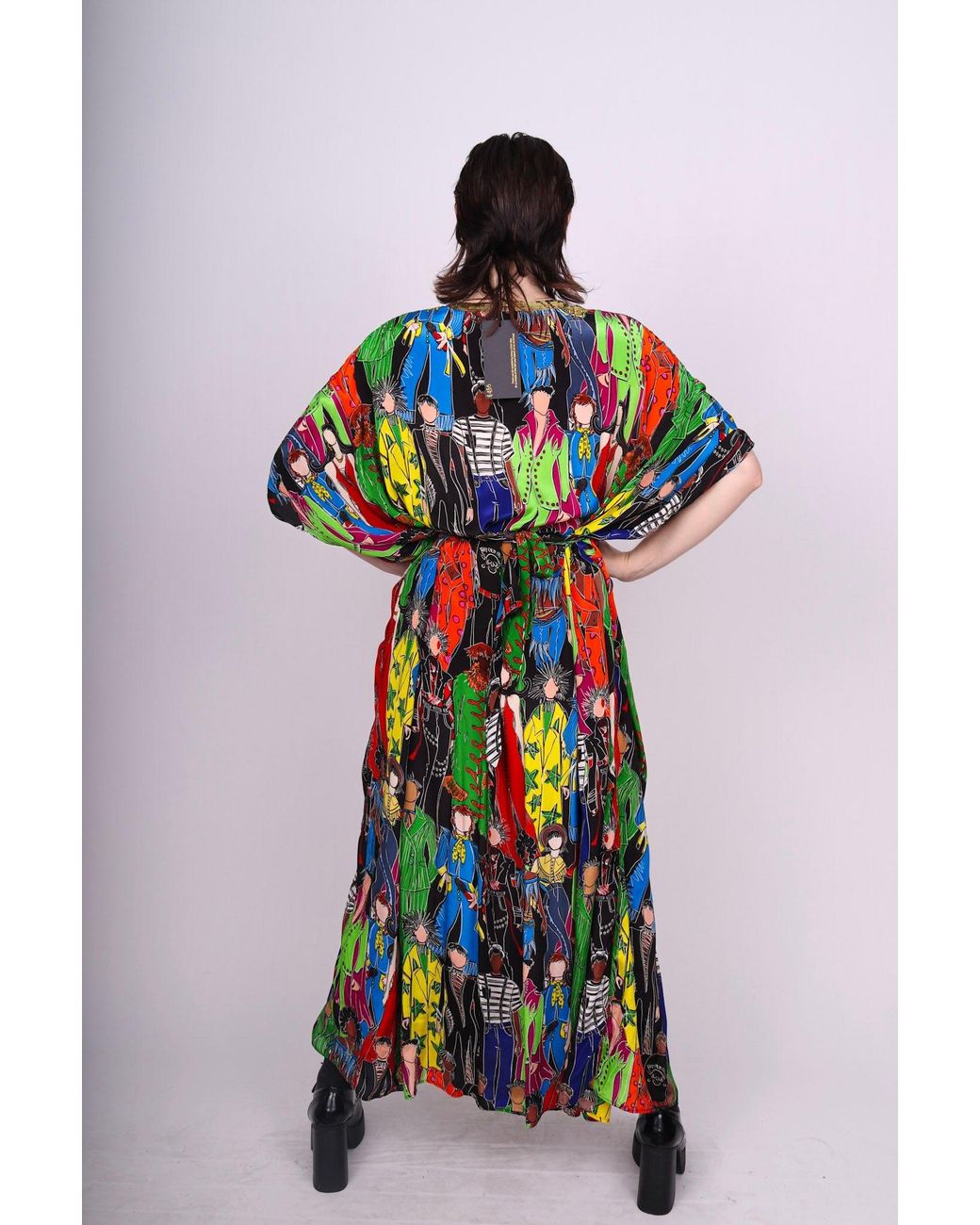 Any Old Iron White Heroes Kaftan Dress