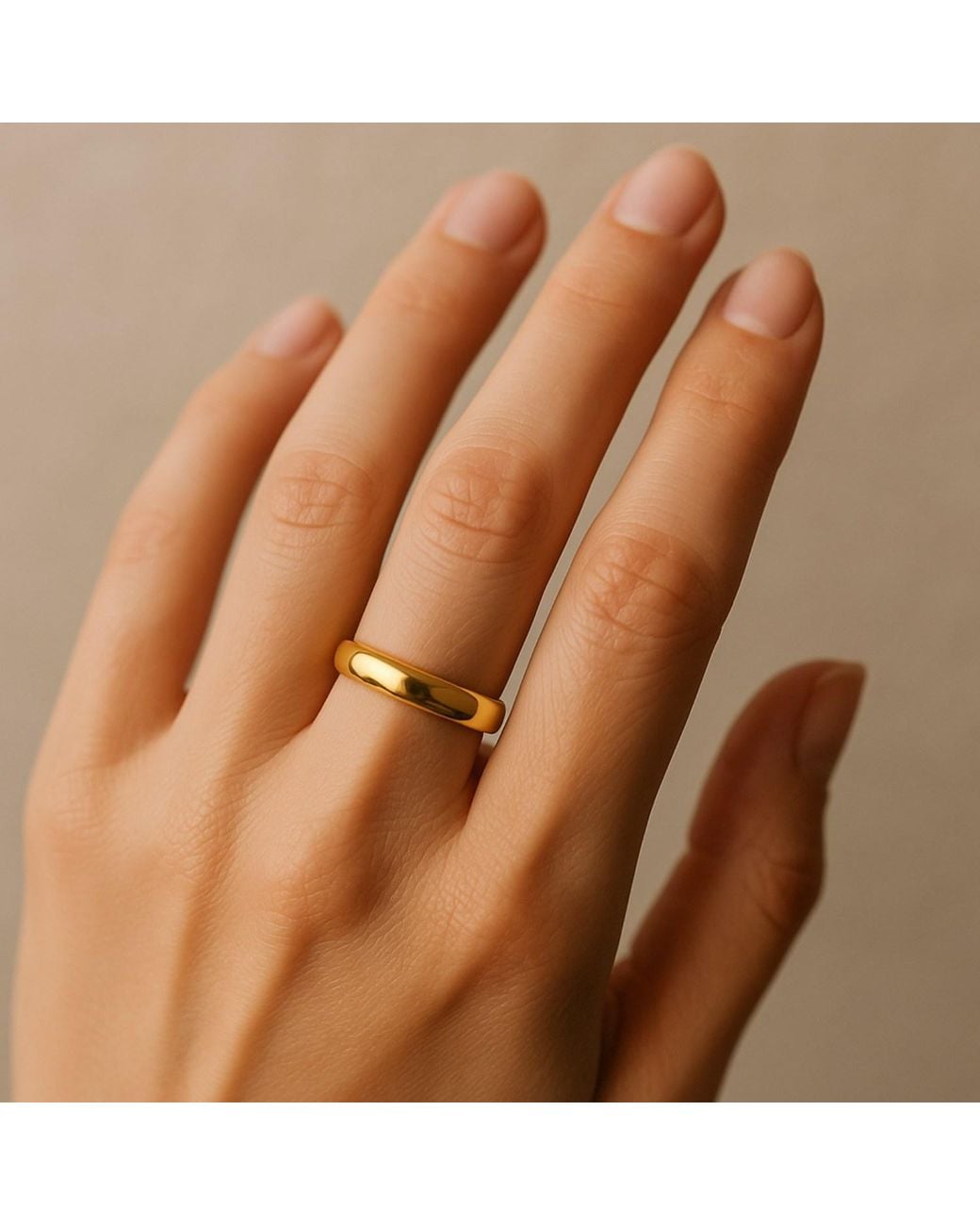 Unaloe Metallic Smooth And Bold Sterling Band For With Plating: Grace With Personality for men