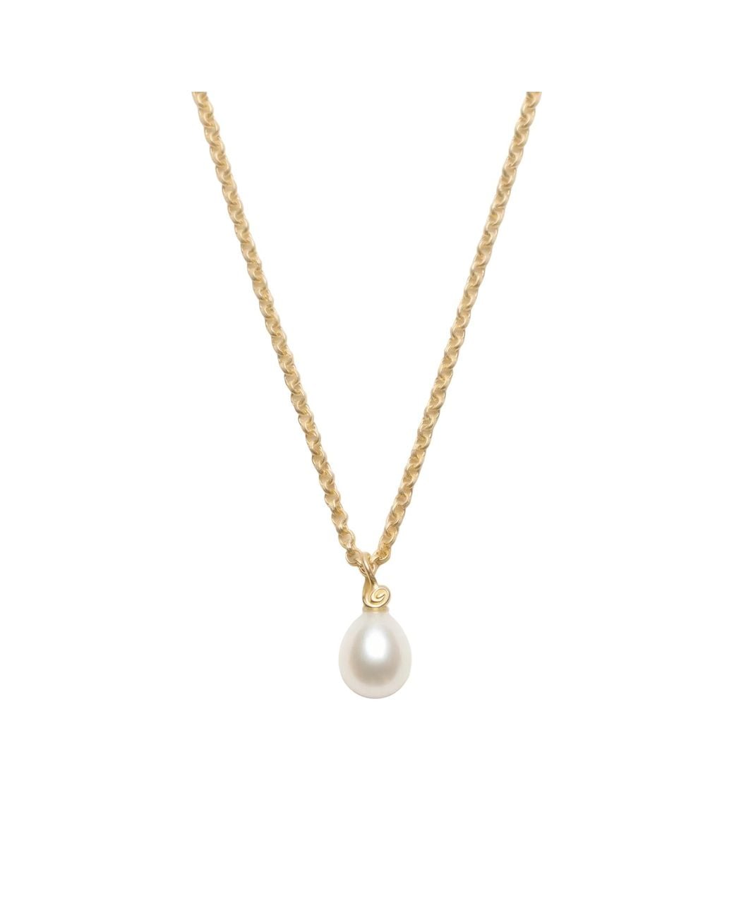 With Love Darling Metallic Mini Paloma Pearl Necklace