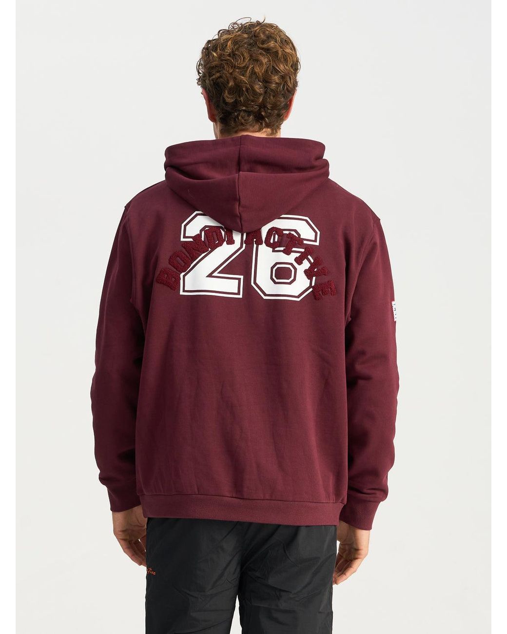 Bondi Active Red Forma Varsity Hoodie for men