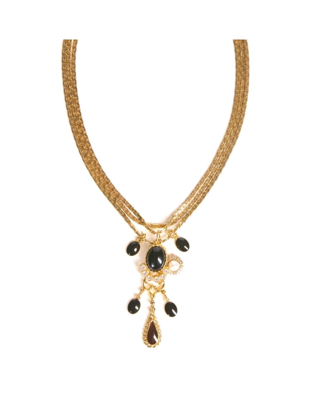 Caramel Vintage Jewellery Metallic Dawn Necklace