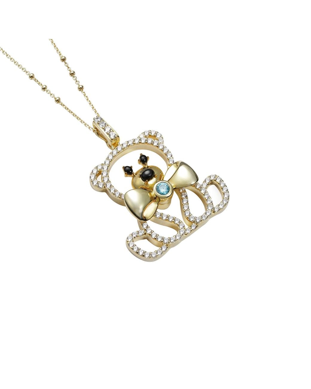 Arte Madrid Metallic Circus Bear Hollow Pendant