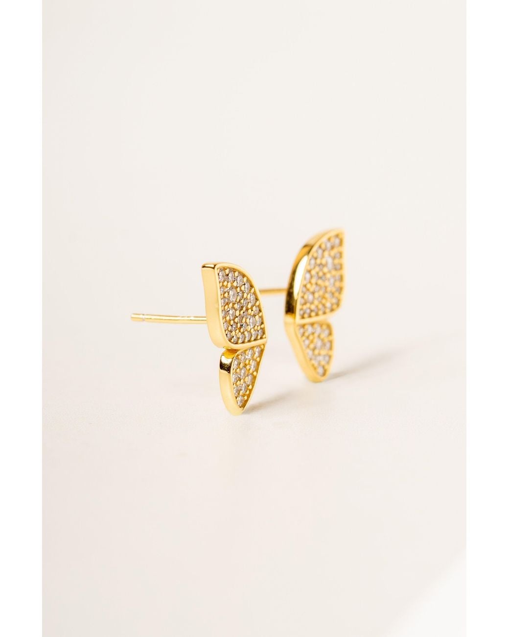 Zynnia Collective Metallic Butterfly Studs