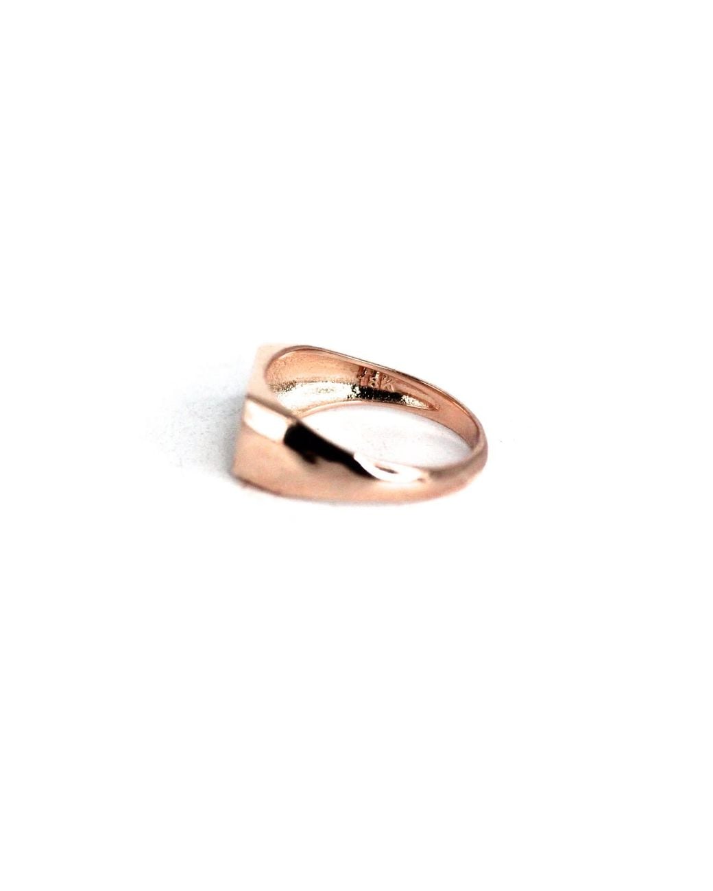 VicStoneNYC Fine Jewelry Metallic Natural Diamond Polaris Star Signet Ring