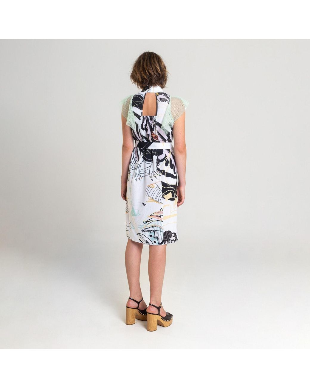 ARTISTA White Bath Mint Dress