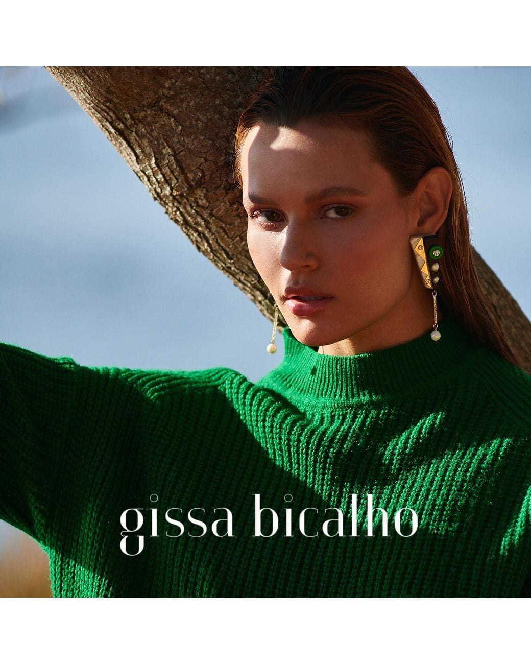 Gissa Bicalho Multicolor Handmade Acrylic Earring Short Inti
