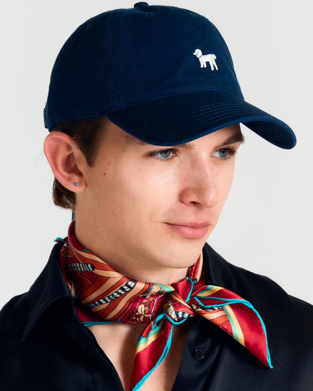 Lost Pattern Blue Pan Pan Baseball Cap