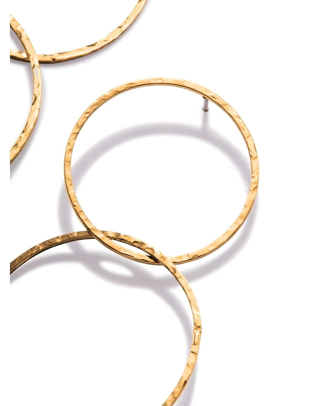 Jaredjamin White Lindy Links Post Earrings