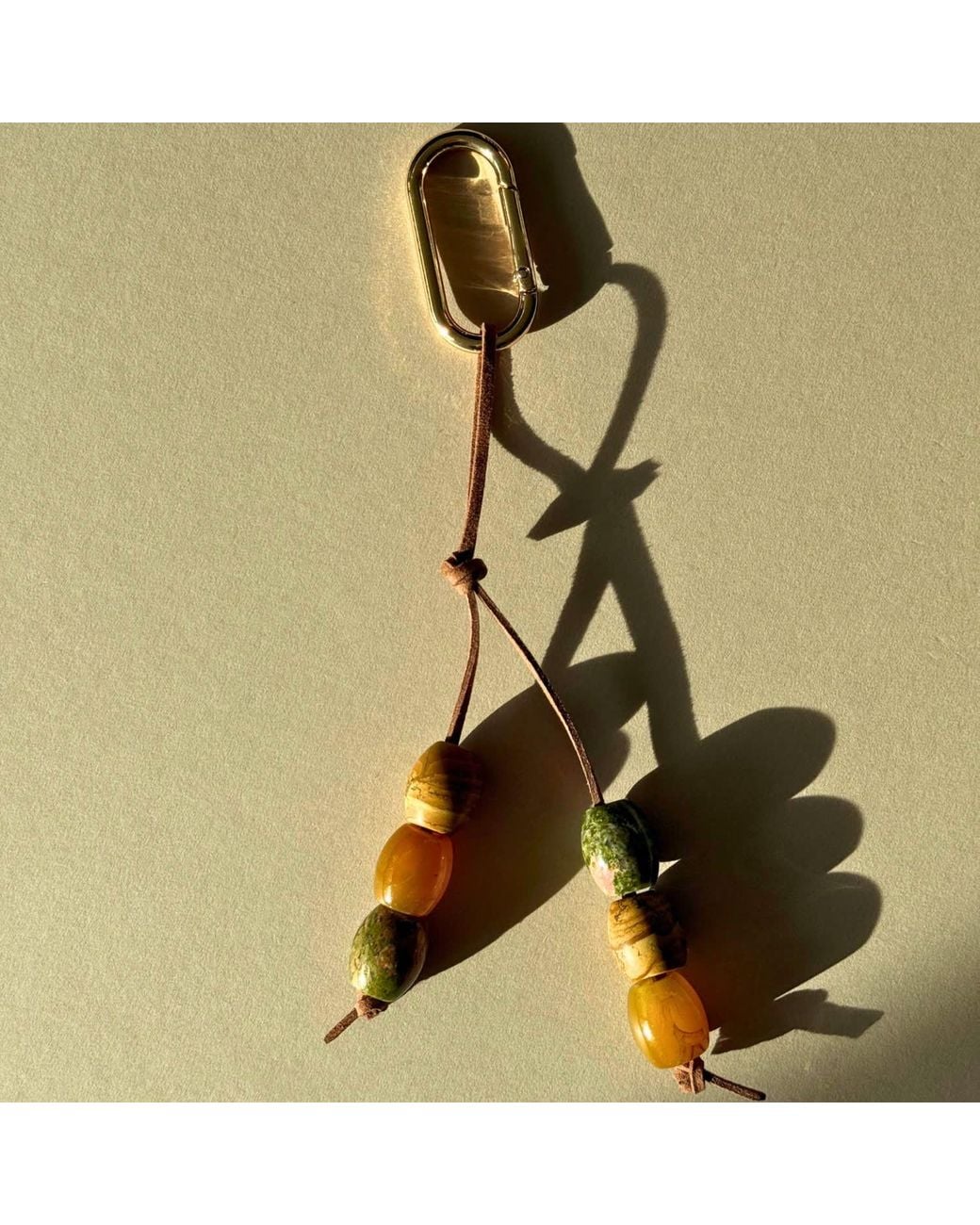 A Weathered Penny Metallic Earthy Bag Charm