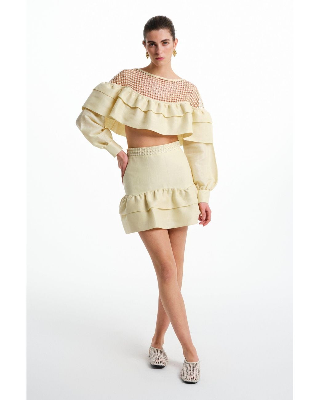 Saint Ones White Cirrus Top