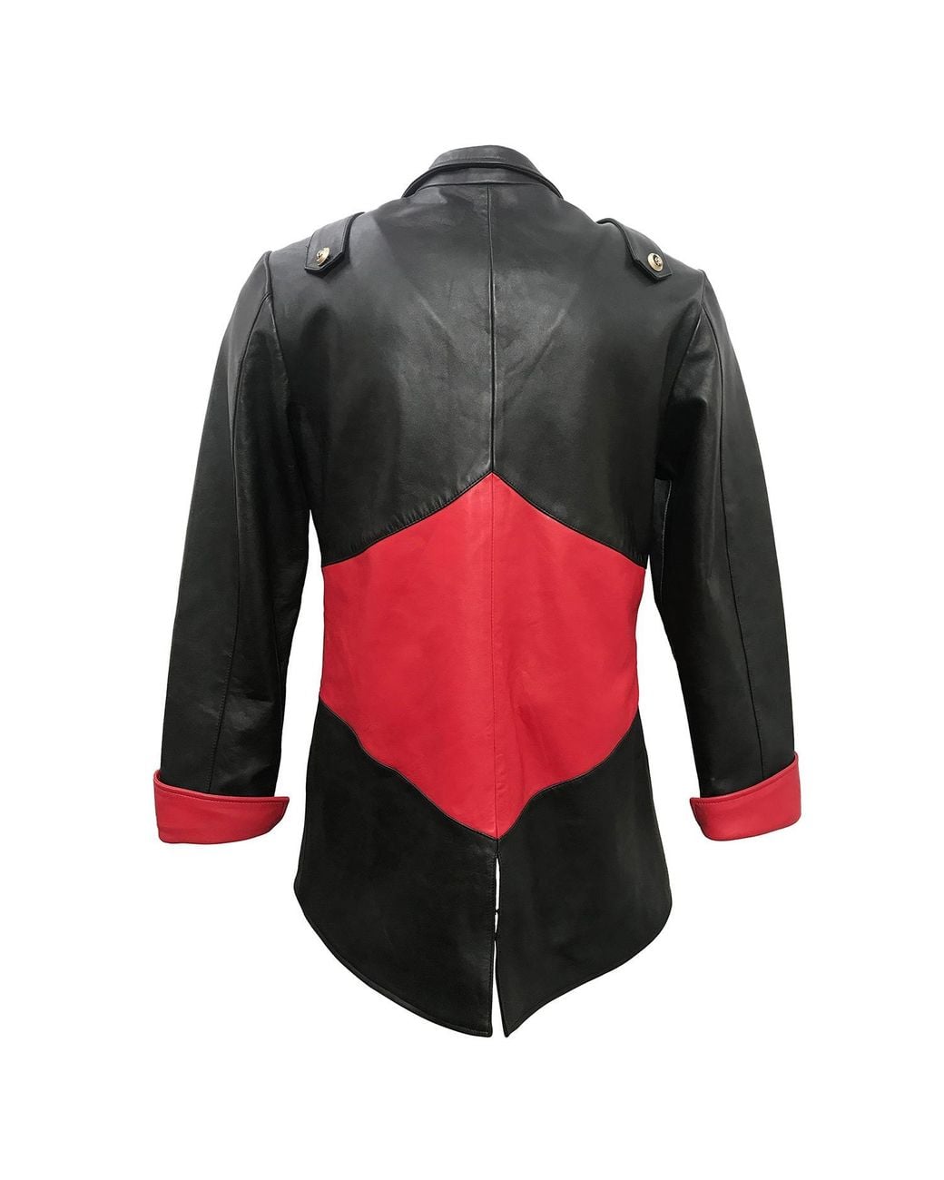 Zasta Studio Red The Gambler Long Coat Leather Jacket for men