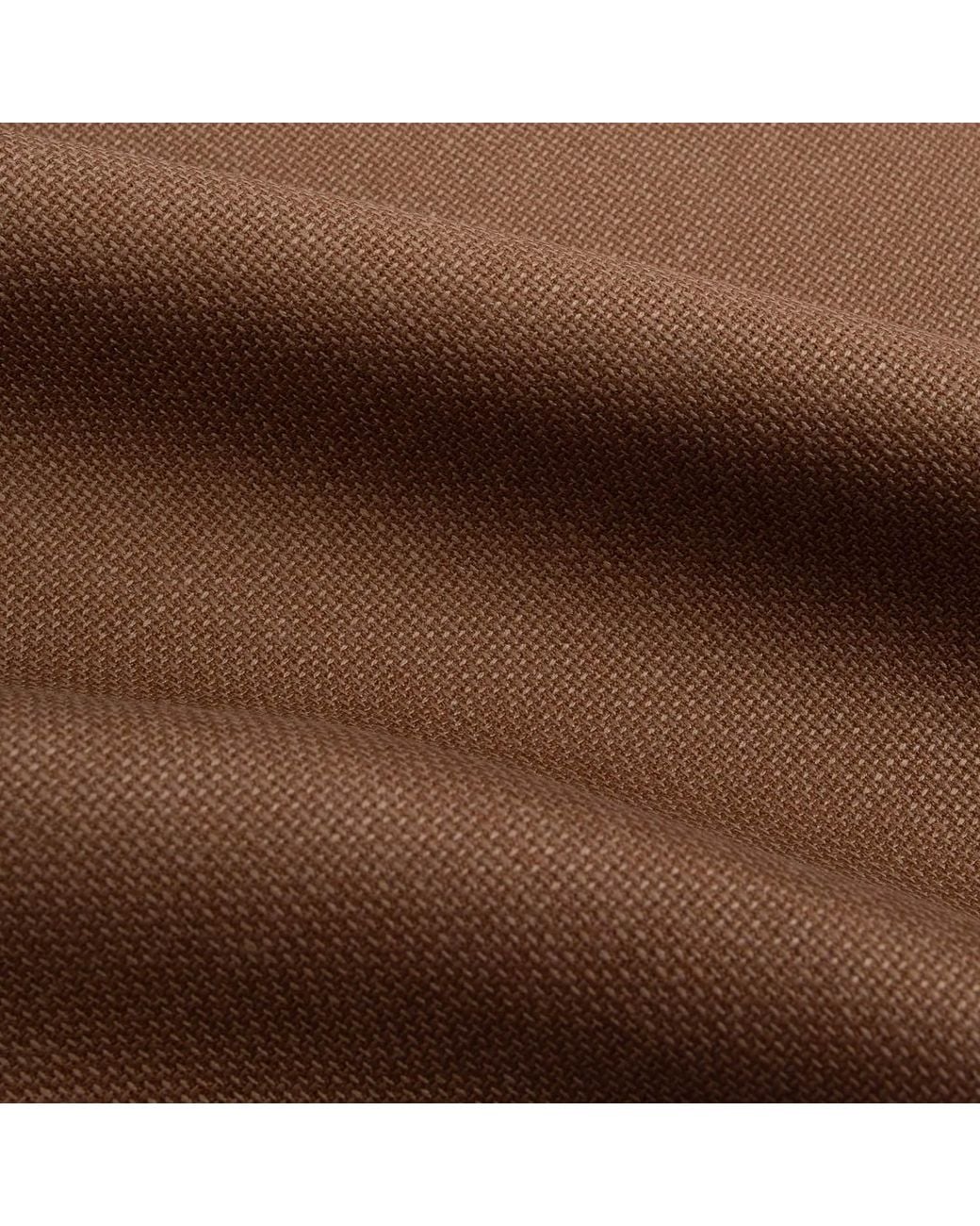 LE COLONEL Brown Neutrals Tiramisu Italian Wool Bow Tie for men