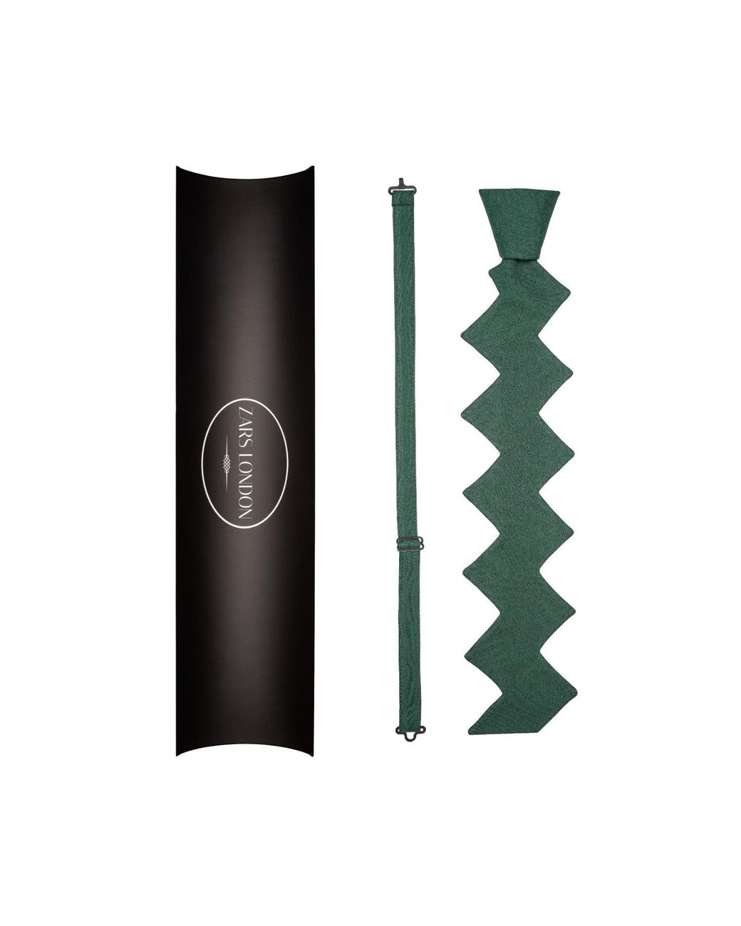 Zars London Green The Chevron Tie for men