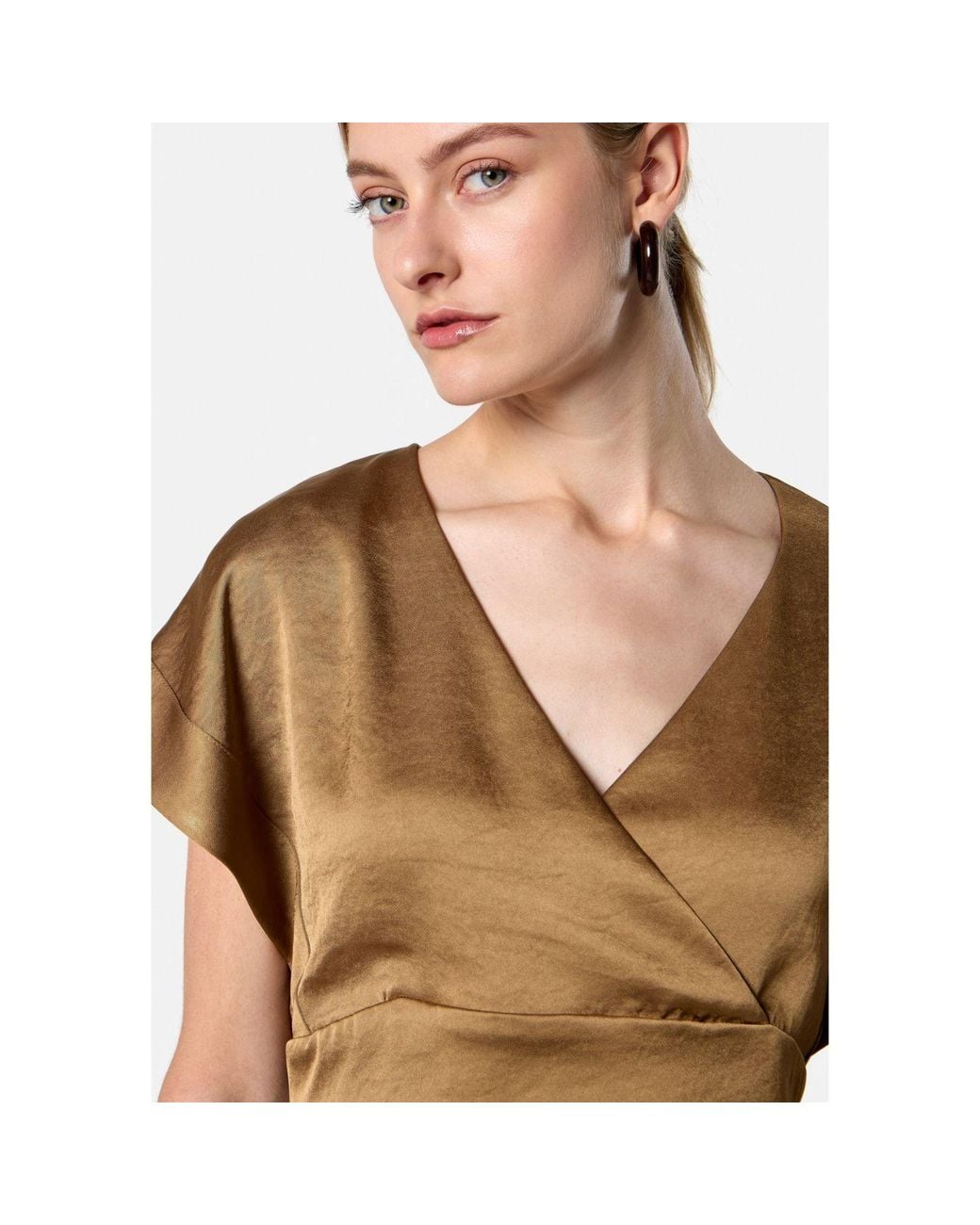 Helen Mcalinden Natural Fleur Antique Brass Dress
