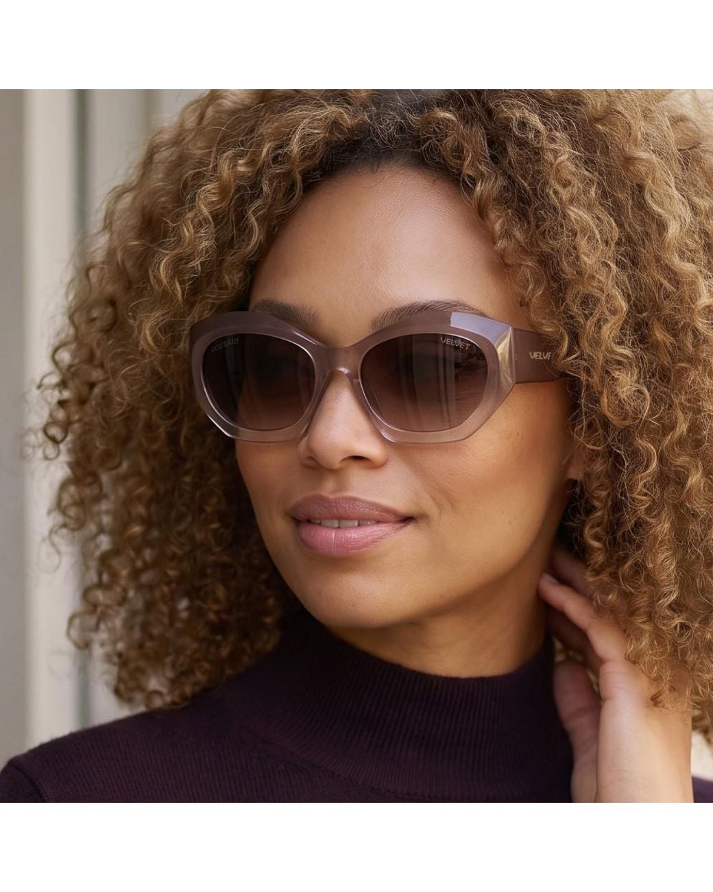 Velvet Eyewear Brown Neutrals Alice