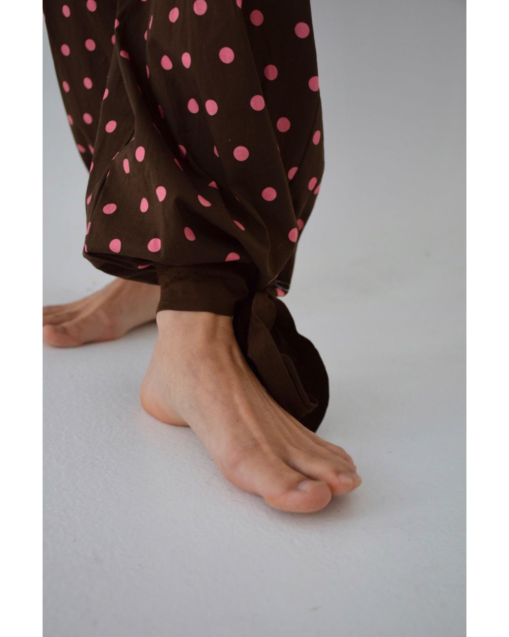 Mind Traveler Brown Lia And Polka Dot Trousers