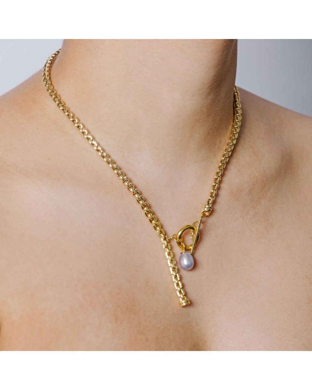 Florentis Jewellery Metallic Freshwater Pearl Pendant
