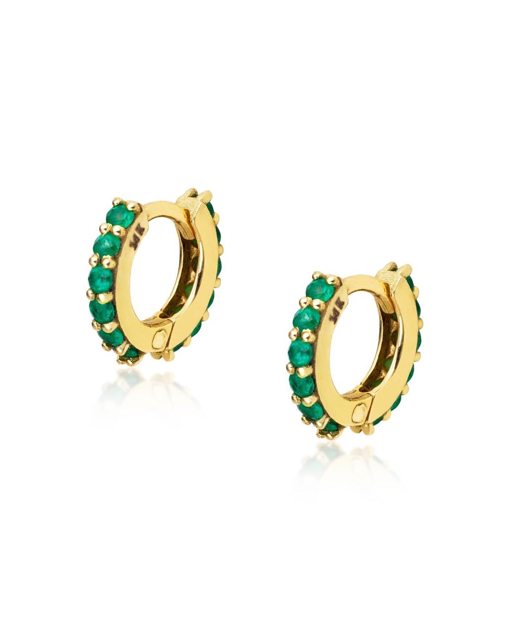 Preeti Sandhu Metallic Emerald Huggies