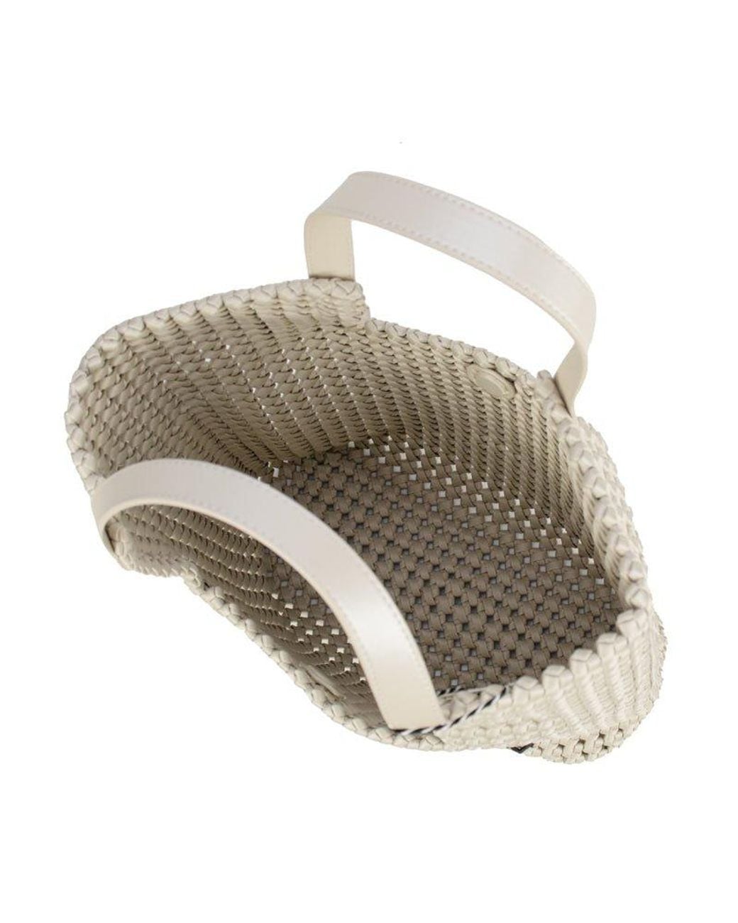 Prenelove Metallic Eston Woven Hand-Knotted Tote