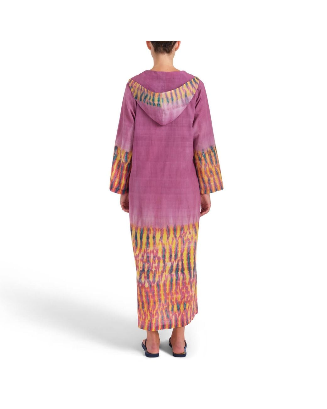 Tiger and the Monkey Purple The Susie Organic Cotton Kaftan Dress
