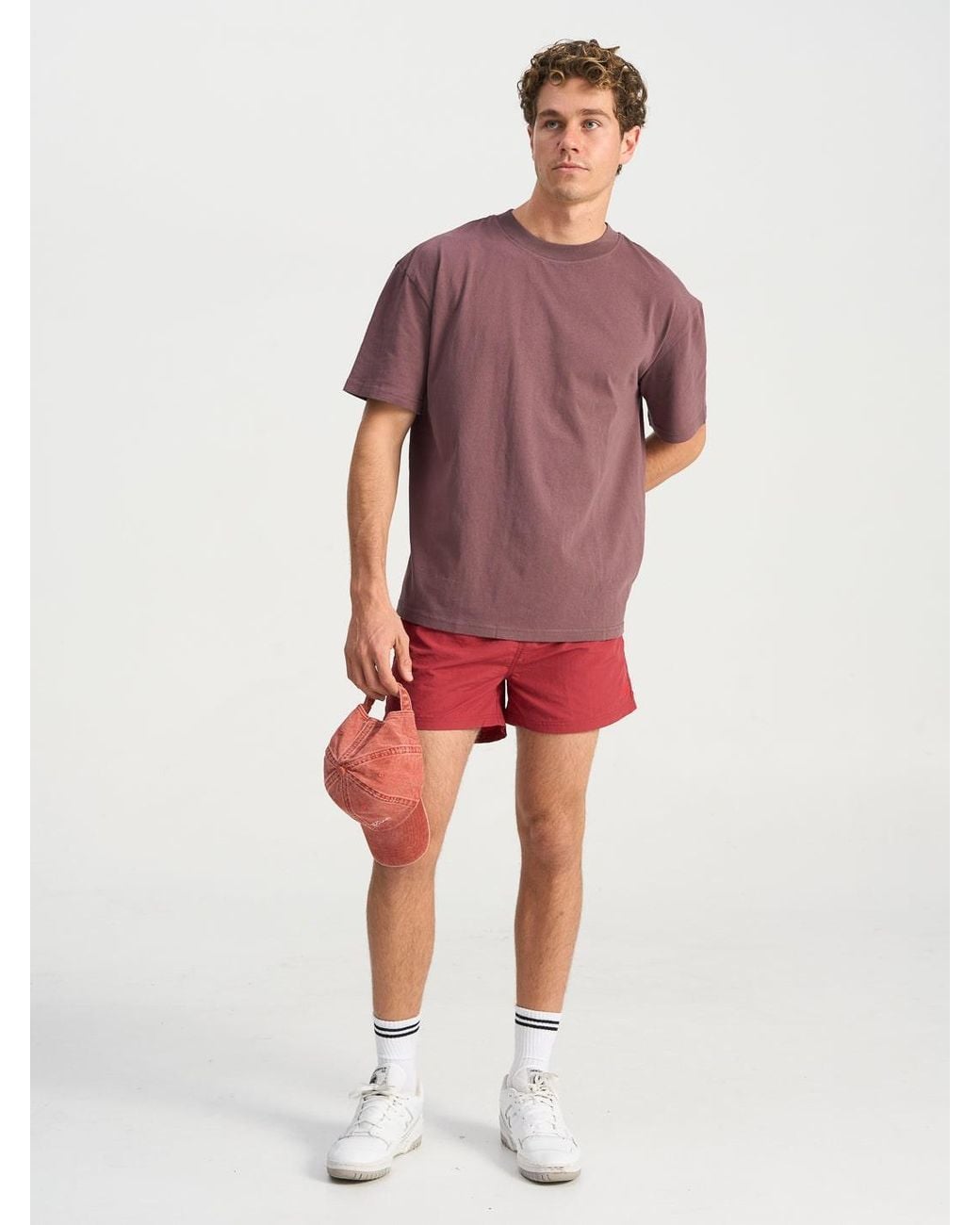 Bondi Active Red Neutrals Forma Inhale Exhale Tee for men