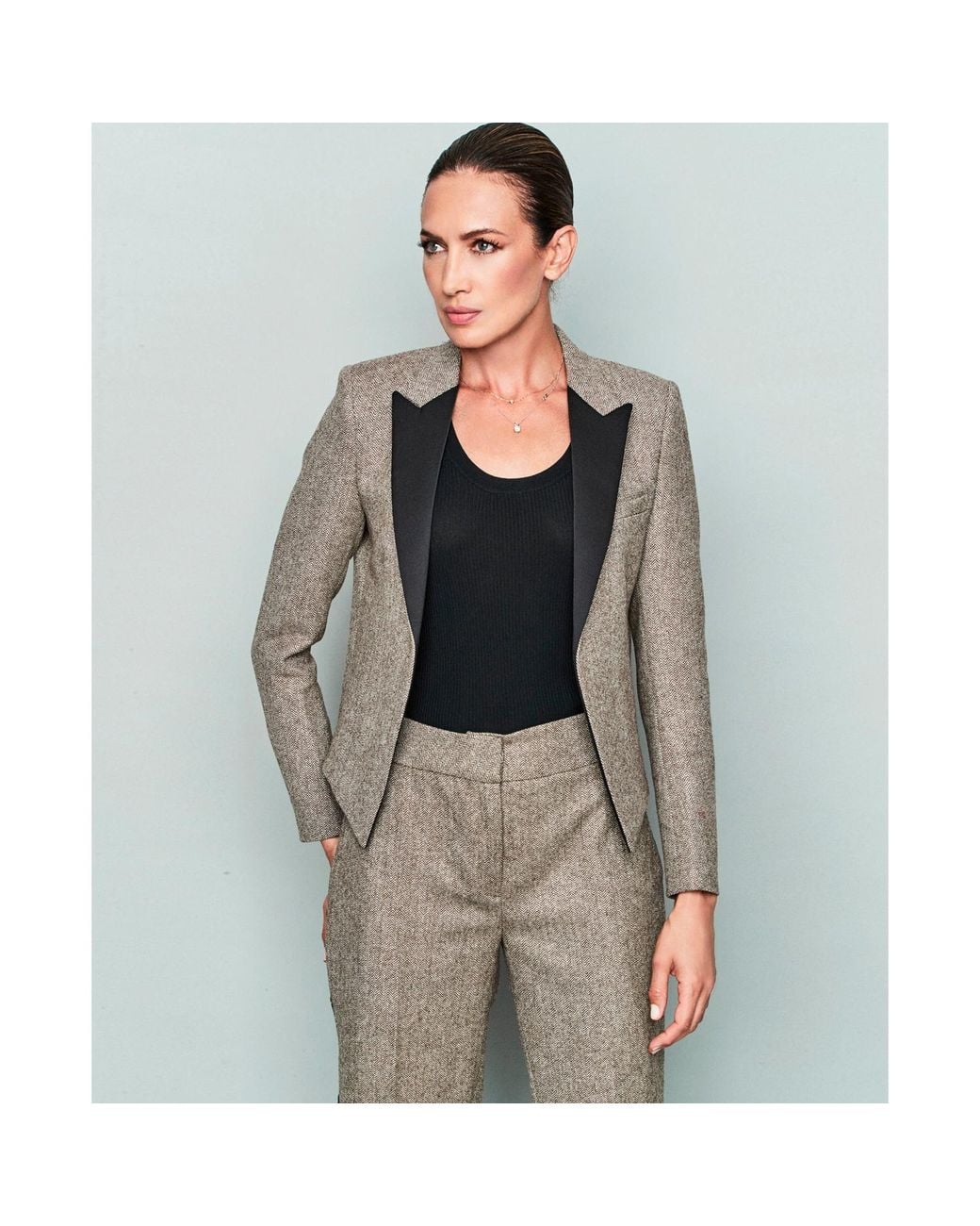 The Extreme Collection Red Wool Blazer Goldie