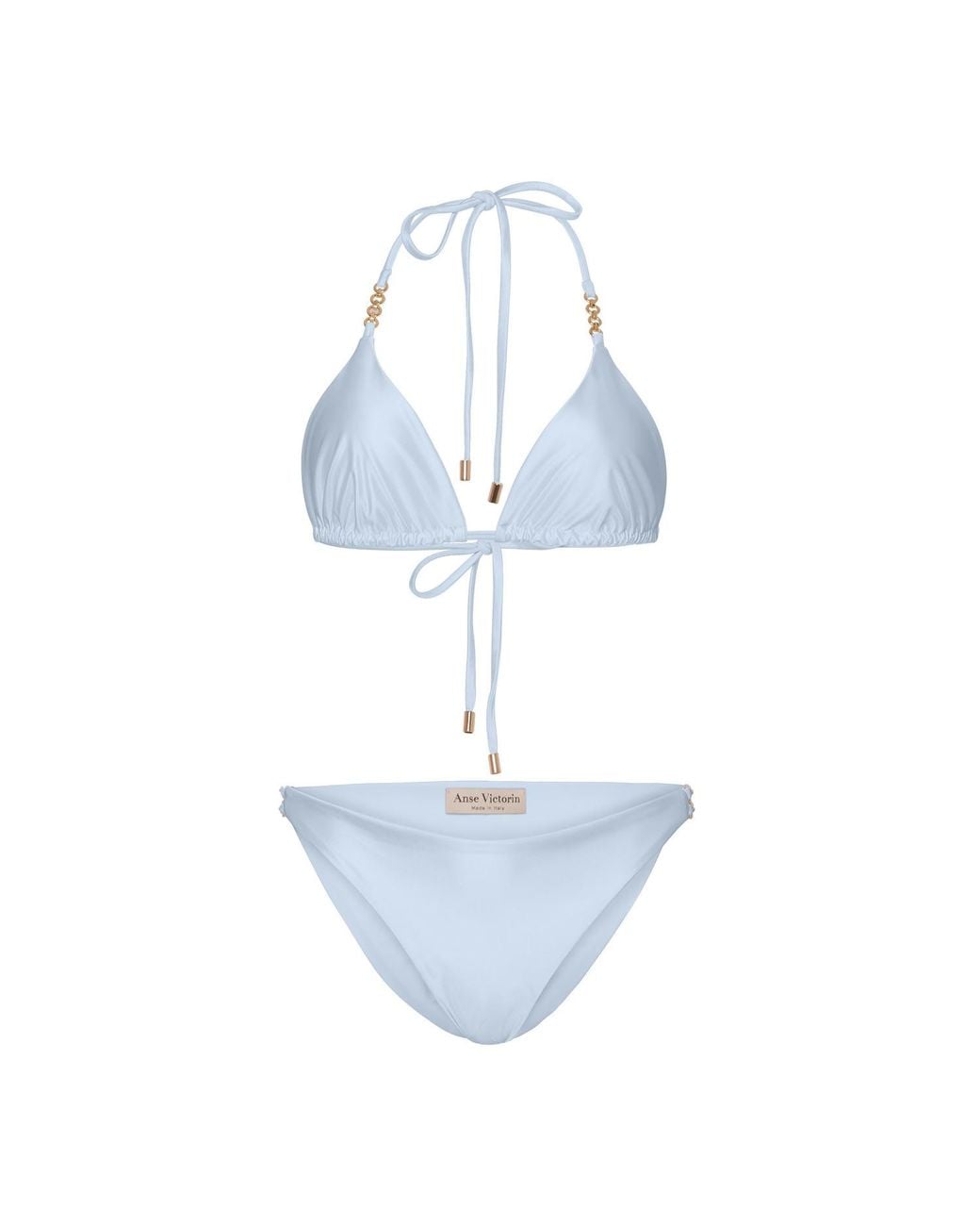 Anse Victorin Blue Sophia Bikini Top