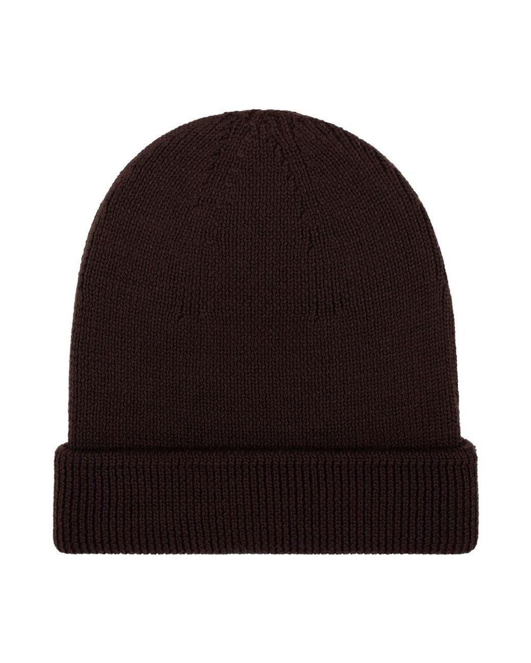 Paul James Knitwear Black Heavyweight 100% Extra Fine Merino Fisherman Beanie