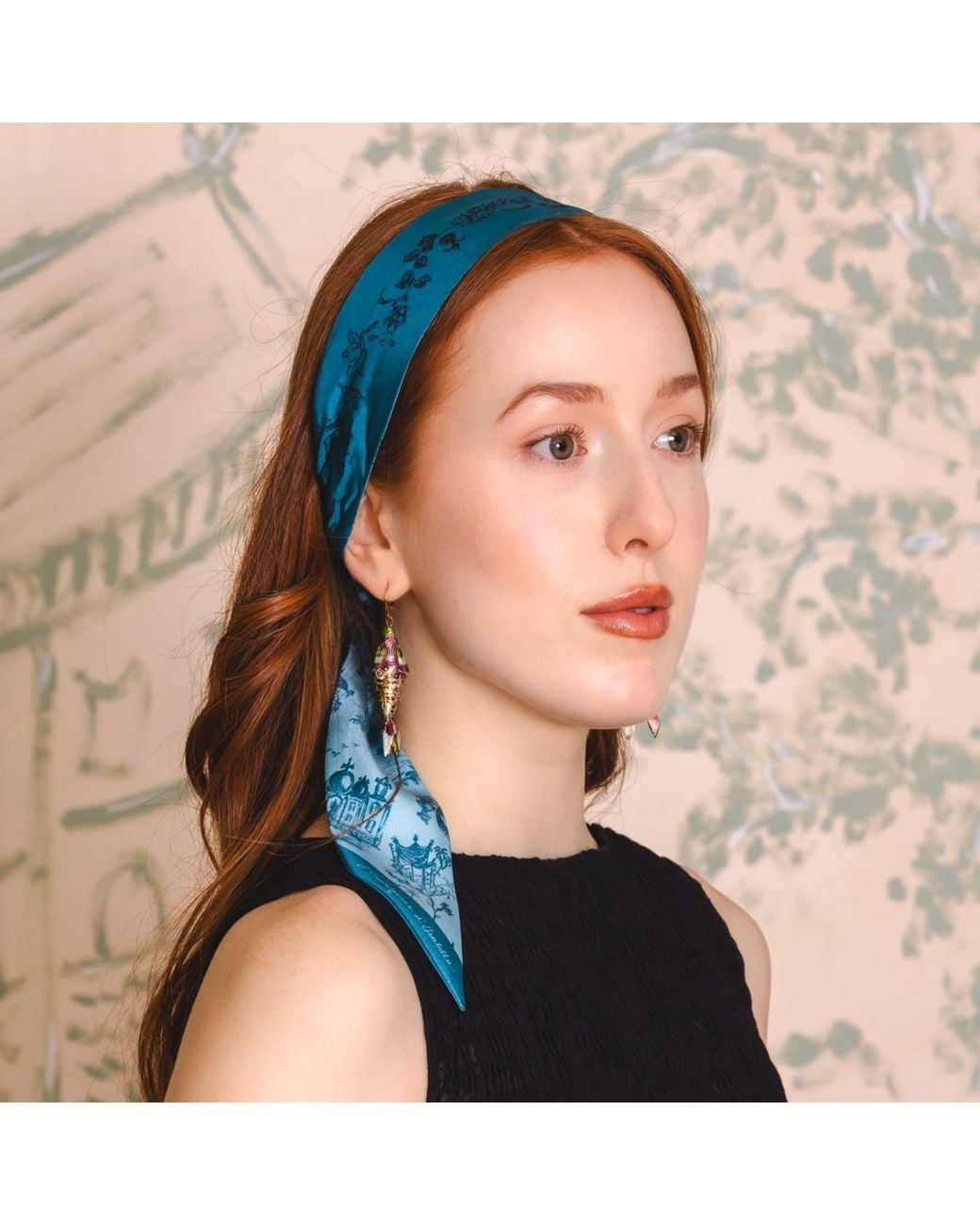 L’orangerie D’isabella Blue Brigitte Bandeau Voyage