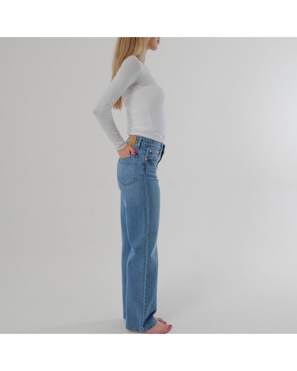 Her & Glory Blue Adele Straight Leg