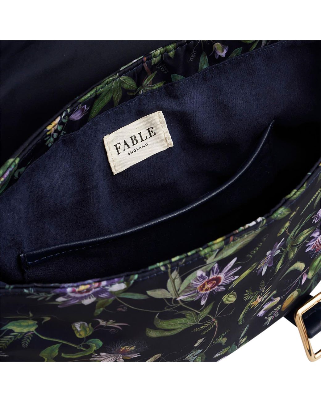 Fable England Blue Passion Flower Satchel