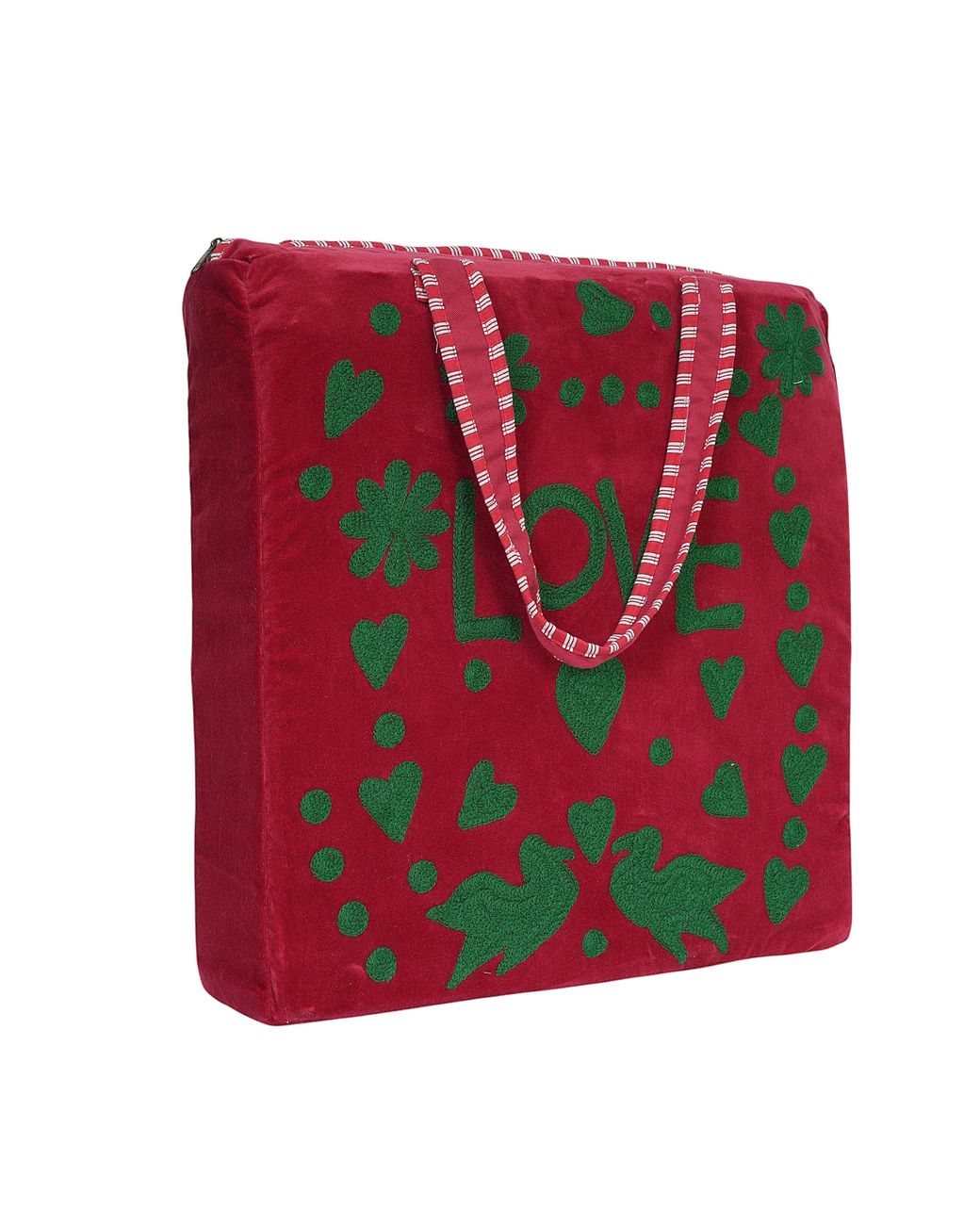 Conscious Yoga Collective Red Love Suzani Tote