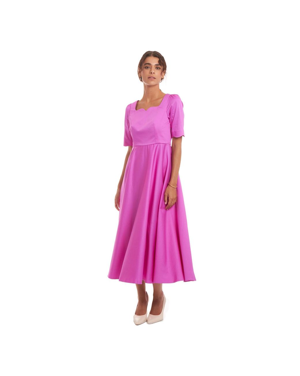 Sofia Tsereteli Purple Art Deco Gown