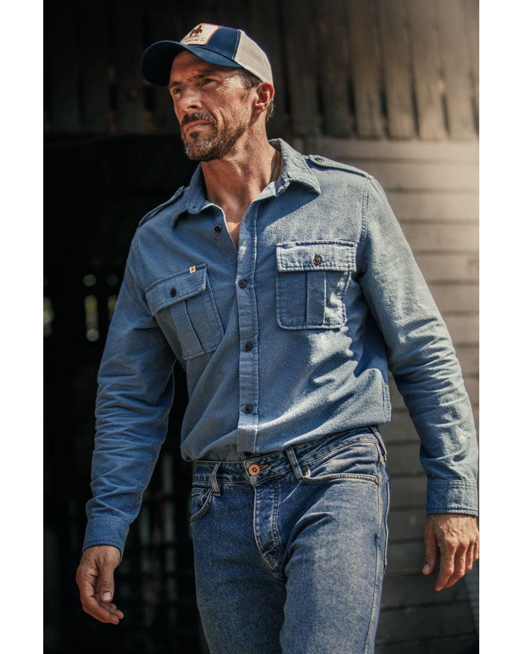 &SONS Trading Co Blue Brandon Jeans Washed for men