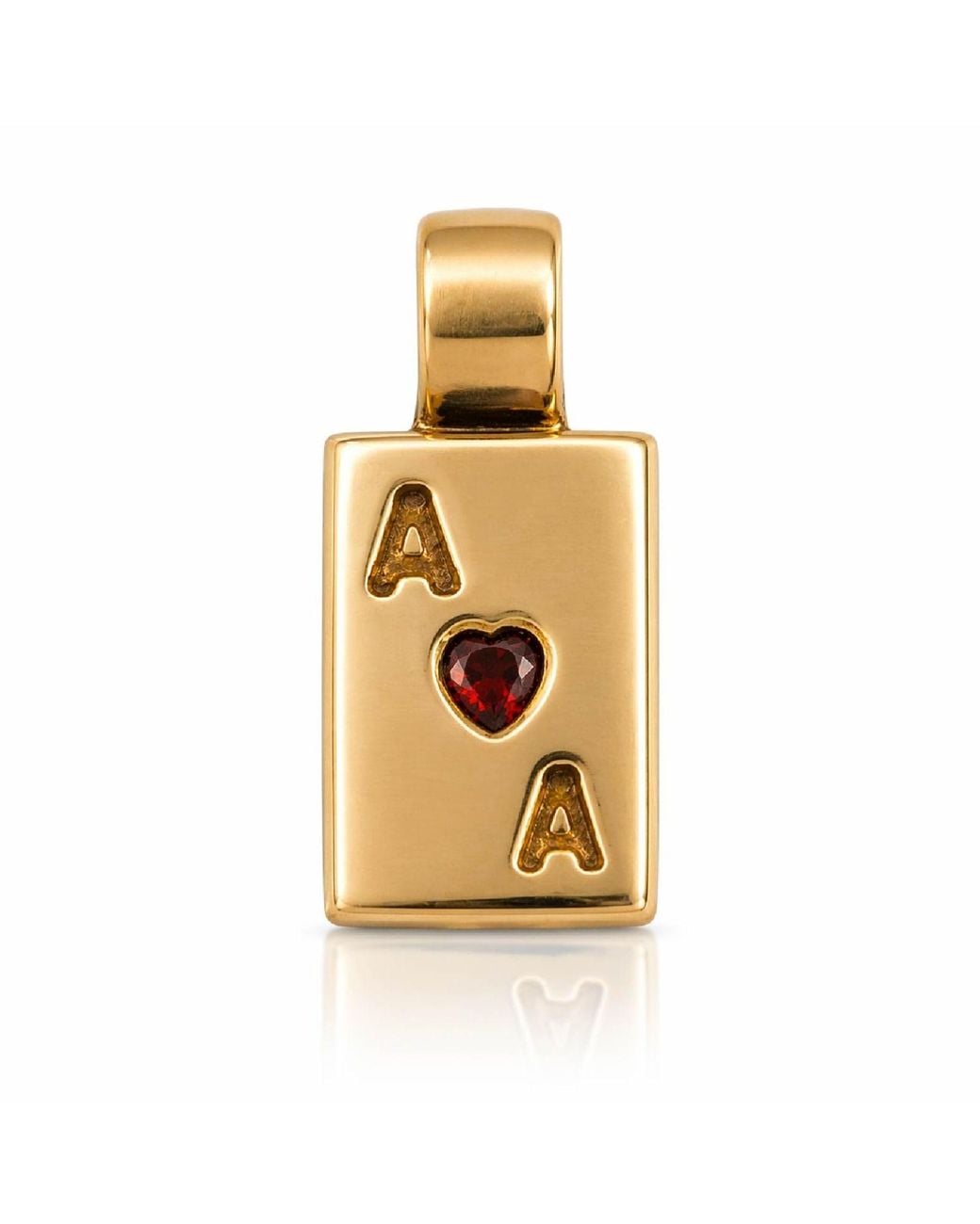 The Lila Lobster Metallic Rose Ace Charm Bronze