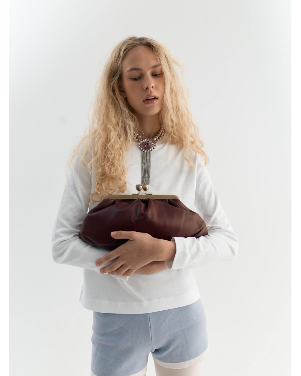 Sita Nevado White Pili Necklace