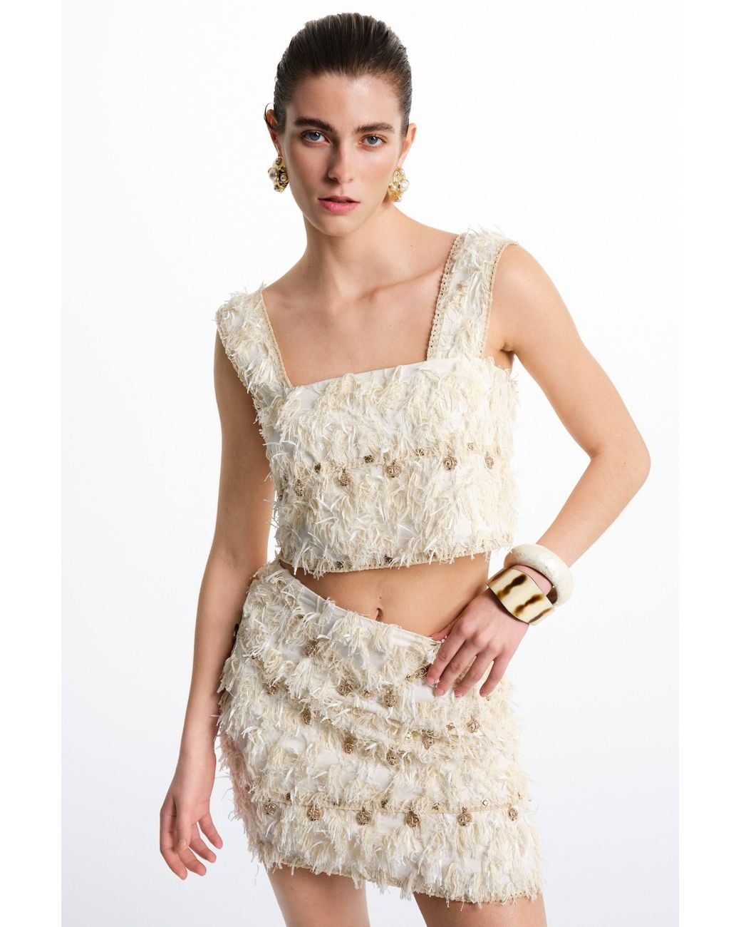 Saint Ones White Gaia Top